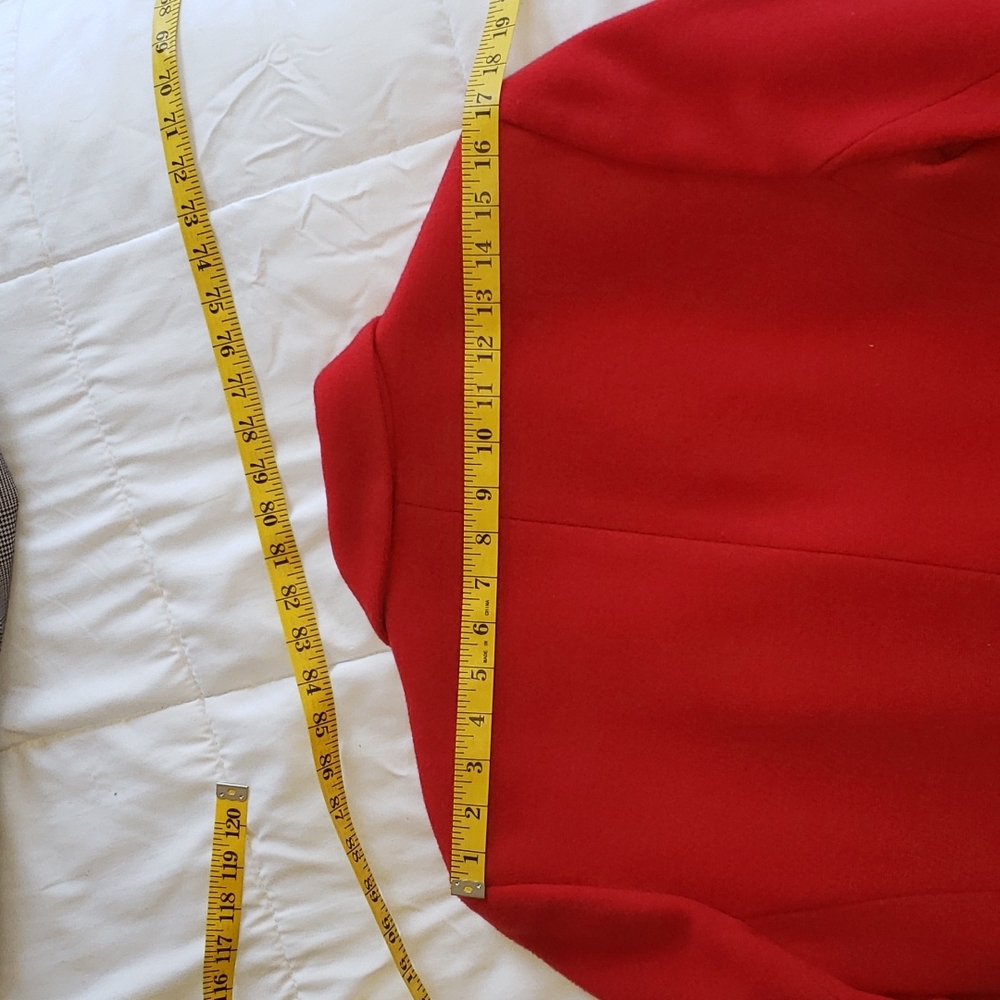 Charter Club Red Blazer, Size 10. - Picture 3 of 6